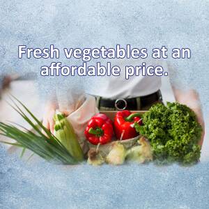 Fresh Vegetables Offer Banner For Telegram