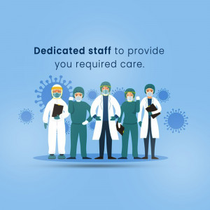 Illustration of healthcare workers in protective gear