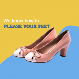 Comfortable & Stylish Heels Branding Post For Telegram