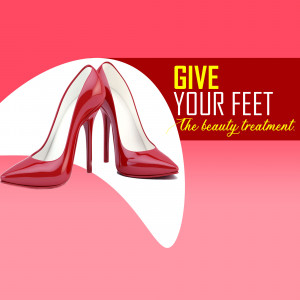 Red High Heel Shoes Advertisement Marketing Image For Pinterest
