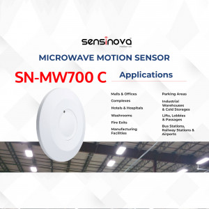 Sensinova SN-MW700C Microwave Motion Sensor with application list