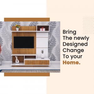 Modern TV Unit Design Graphic For Google Business Profile