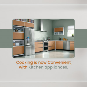 Modern Kitchen Appliances Advertisement For Instagram