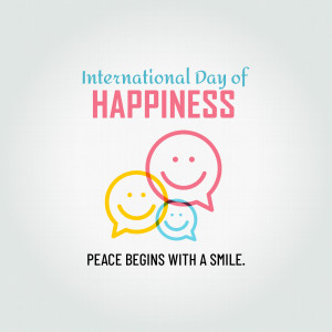 International Day Of Happiness Advertisement For Google Business Profile