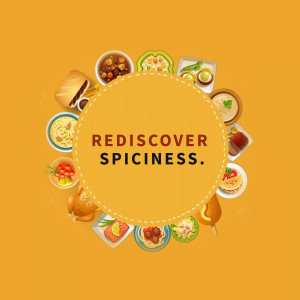 Rediscover Spiciness - Food Variety Flyer For X
