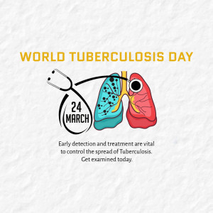 World Tuberculosis Day Awareness Business Poster For Instagram
