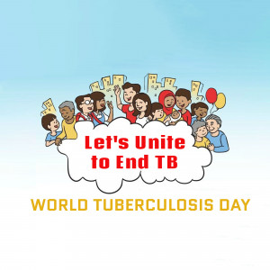 World Tuberculosis Day - Let's Unite Advertisement For Telegram