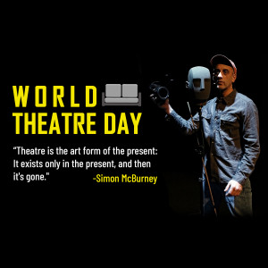 World Theatre Day Marketing Image For Pinterest
