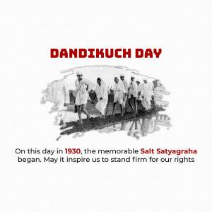 Dandi March - Salt Satyagraha Flyer For X