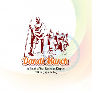 Dandi March - A Historical Event Image For Twitter