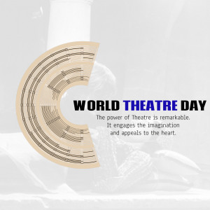 World Theatre Day Celebration Marketing Image For Instagram