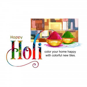 Happy Holi - Colorful Celebration Post For Telegram