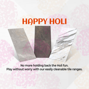 Happy Holi Tile Promotion Banner For X