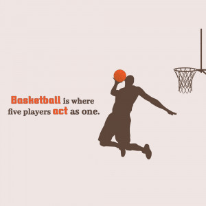 Basketball Teamwork Business Poster For Facebook