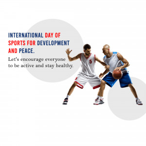 International Day Of Sports For Development And Peace Graphic For LinkedIn
