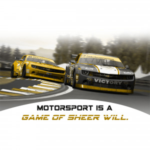 Motorsport Racing Action Marketing Image For LinkedIn