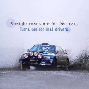 Subaru Rally Car In Action Image For Telegram