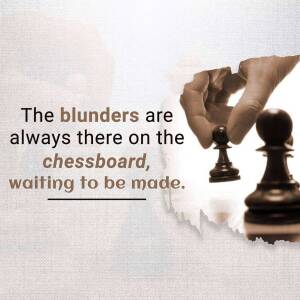 Chessboard Blunders Banner For Twitter