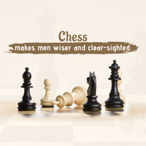 Chess: Makes Men Wiser Image For Instagram