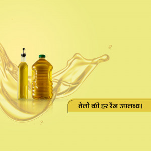 Cooking Oil Advertisement Graphic For Google Business Profile