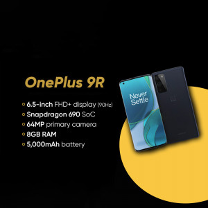 OnePlus 9R Smartphone Advertisement Poster For LinkedIn