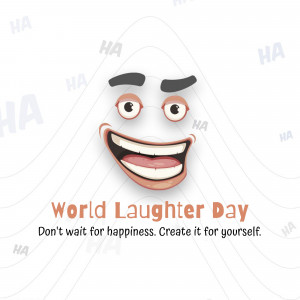 World Laughter Day Greeting Banner For LinkedIn
