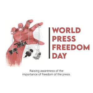 World Press Freedom Day Illustration Flyer For Threads