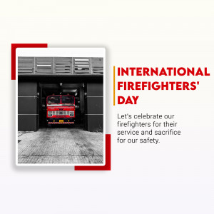 International Firefighters' Day Flyer For Instagram