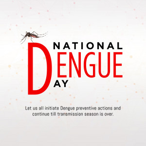National Dengue Day Awareness Post For Twitter