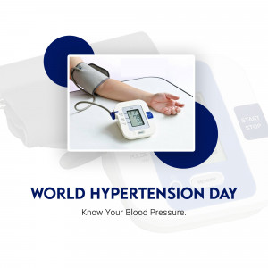 World Hypertension Day - Blood Pressure Check Graphic For Instagram