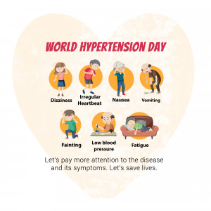 World Hypertension Day Awareness Business Poster For WhatsApp
