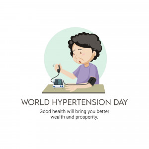 World Hypertension Day Illustration Poster For X