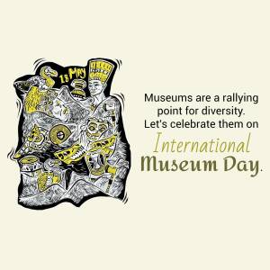 International Museum Day Illustration Poster For Google Business Profile