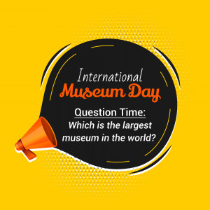 International Museum Day - Question Time! Graphic For LinkedIn