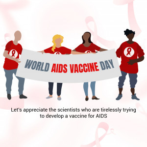 World AIDS Vaccine Day Awareness Post For X