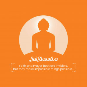 Jainism - Faith And Prayer Poster For Telegram