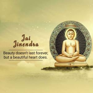 Jai Jinendra - Spiritual Reflection Design For Facebook
