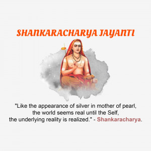 Shankaracharya Jayanti Design For Pinterest