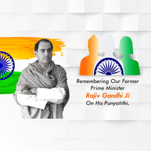 Rajiv Gandhi Punyathithi Marketing Image For Threads