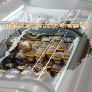 Frozen Food Display Advertisement For Telegram