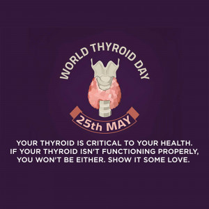 World Thyroid Day Awareness Template For LinkedIn