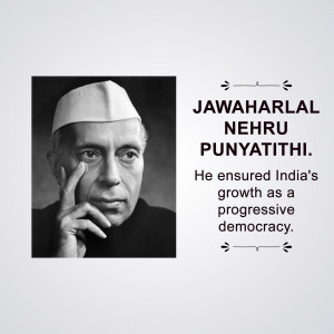 Jawaharlal Nehru Punyathithi Template For Threads