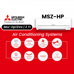 Mitsubishi Electric MSZ-HP13VA 2 Tr Air Conditioning System with features
