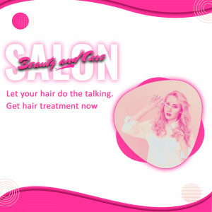 Salon Promotion - Beauty And Care Advertisement For X