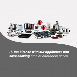 Kitchen Appliances Collection Social Media Post For Twitter