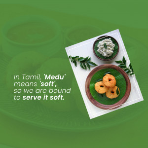 Tamil Medu Vada Branding Post For Google Business Profile
