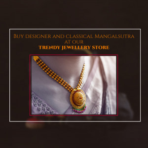 Designer Mangalsutra - Trendy Jewellery Store Post For Telegram