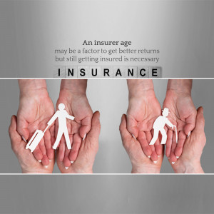 Hands holding paper cutouts representing people with luggage and a walking stick, symbolizing insurance protection.