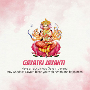 Gayatri Jayanti Greetings Social Media Post For Facebook