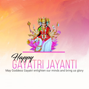 Happy Gayatri Jayanti Marketing Image For Instagram